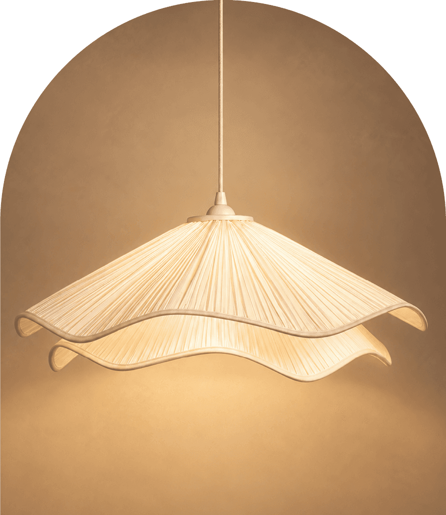 HANGING LAMPS illuminated warm glow