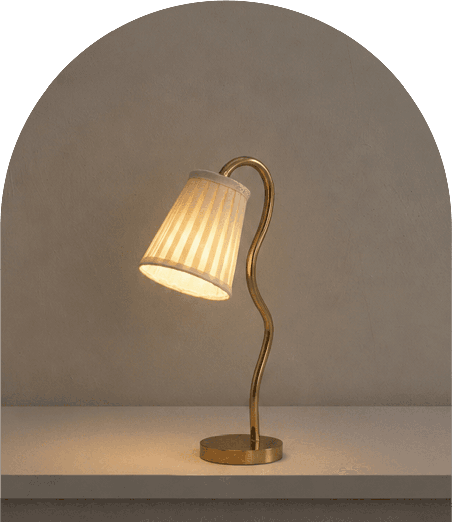TABLE LAMPS illuminated warm glow