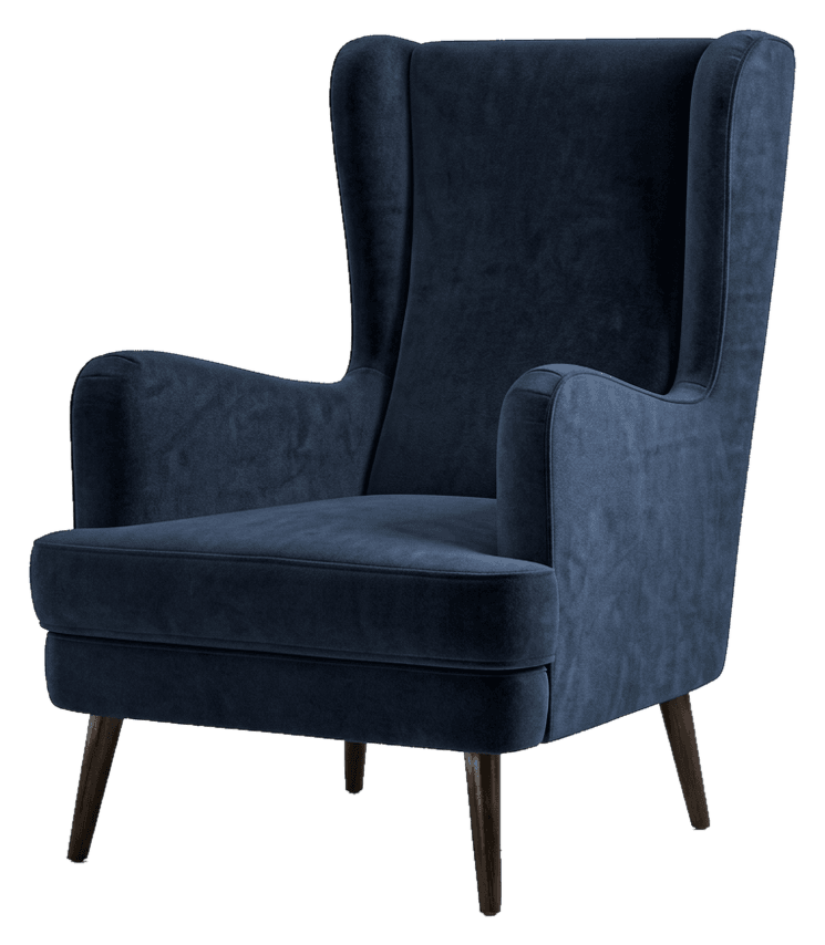 Aria Leisure Chair - Front Silhouette View