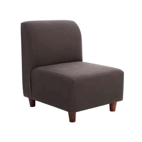 Havana Curved Leather Lounger alternate view