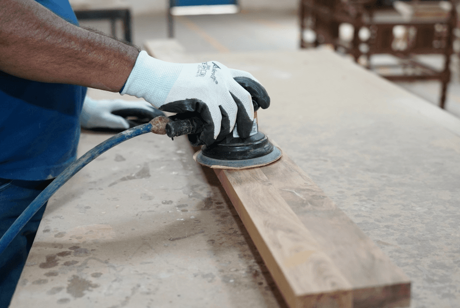 Veneering — Wood B' Mine workshop, Sangariya, Jodhpur